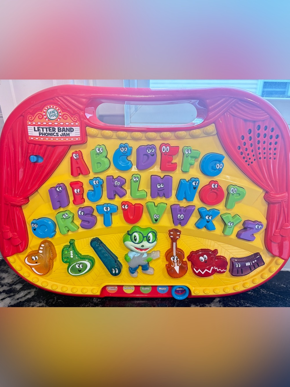Leap Frog. Letter Band phonics jam. Musical learning toy. Educational.